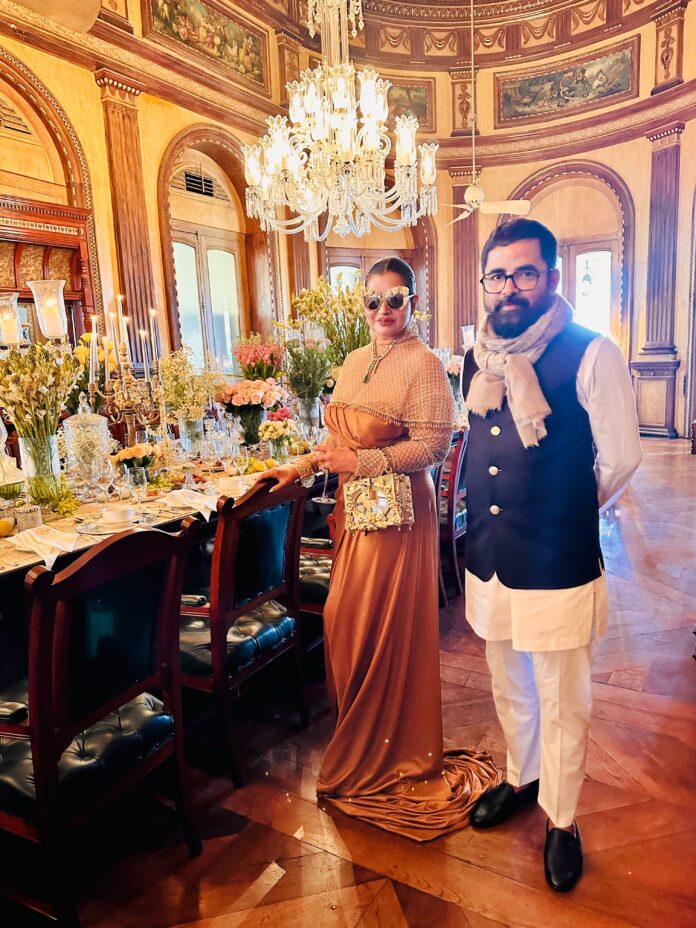 Sudha Reddy Attends Sabyasachi's Launch Event at Taj Falaknuma Palace